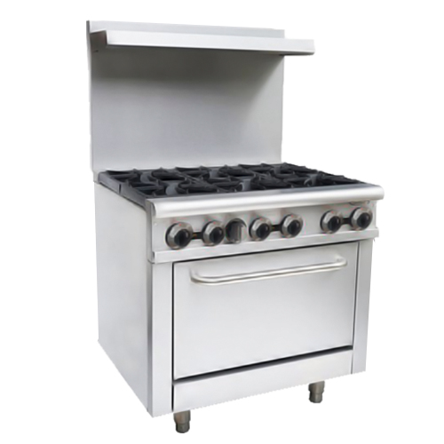 [CP-R36] Gas stove 6 burner with oven