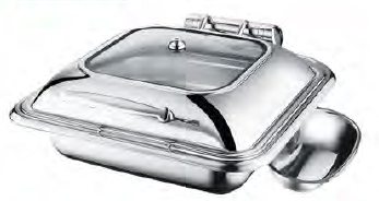 [S017] HYDRAULIC CHAFING DISH WITH WINDOW FOR INDUCTION (TANPA KAKI)