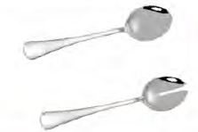[PB-OM1711 shining silver] SERVING SPOON