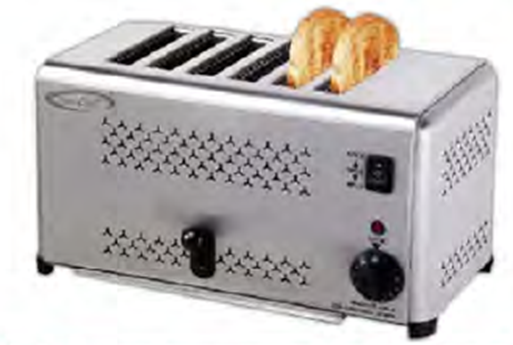 [CE140-139] 6 SLOT AUTO POP -UP TOASTER