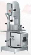 [J-210] BONE SAW (Dimention: 470x480x850mm, Power : 0,75/220V/50Hz, The Bone Saw machine works with a sharp blade so you can cut bones easily. Not only bones, you can also cut frozen meat with this machine Cutting Thickness : 5-155mm Cutting Height : 0-180mm Rotation Speed : 1420R/Min Thickness of The Saw Blade : 0,5mm Length of The Saw Blade : 1650mm.)