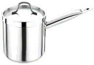 220×H130 SINGLE EAR HANDLE HIGH SIDED SAUCE