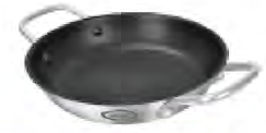 FYING PAN DOUBLE HANDLE TEFLON-NON COATING 320x50X0.9