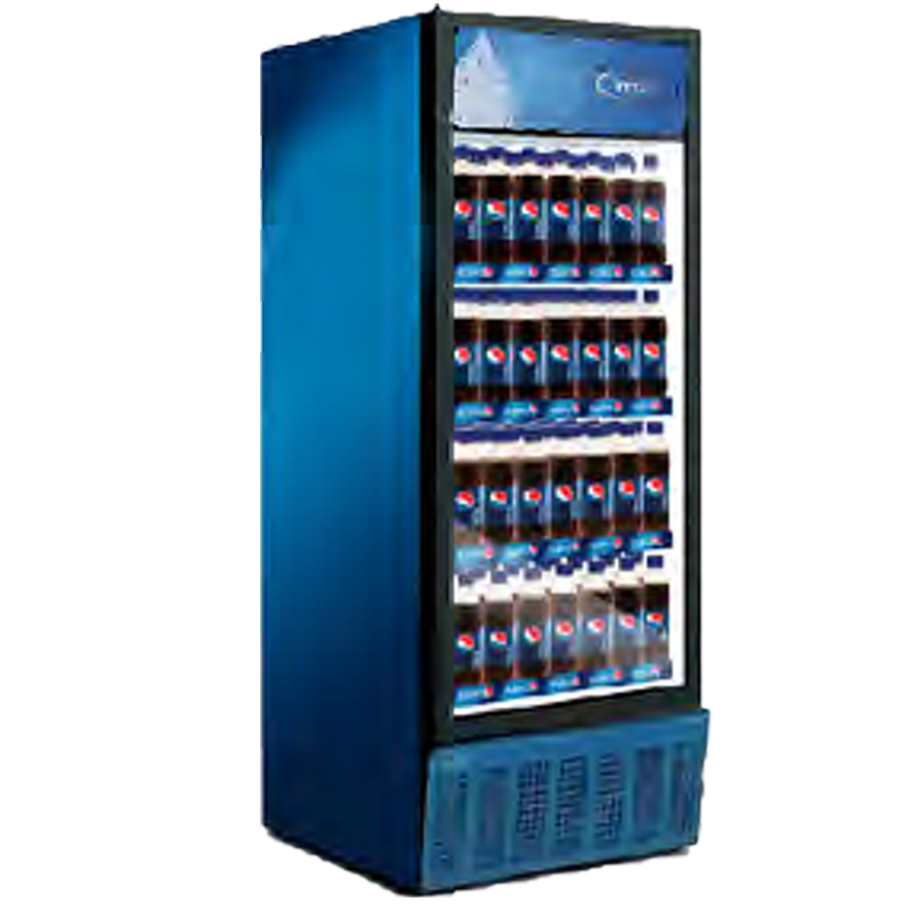 [FV650] Display Cooler 1 Door Cap 400L W/ Under Storage